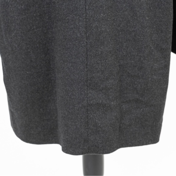 Luxury hand tailored cashmere lamb’s wool blend charcoal coat 44R Norman Wells - Picture 9 of 15